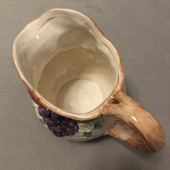 NWT Fitz and Floyd pitcher Fruit Design Pitcher - Picture 5 of 14